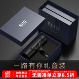 ENO高档保温杯男女士999足银杯子茶水分离泡茶杯水杯定制商务办公杯 陨石黑 一路有你礼盒 证书随货 430ml