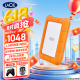 LaCie雷孜小金刚 移动硬盘 三防 2TB  Rugged USB-C  机械硬盘 USB Type-C/3.2 兼容mac 便携防跌 外接