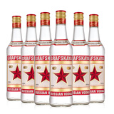 GRAFSKAYA洋酒原装进口 拉脱维亚格拉夫红牌伏特加GRAFSKAYA 500ml烈酒基酒 500mL 6瓶