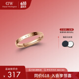 丹尼尔惠灵顿（DanielWellington）dw戒指时尚首饰玫瑰金对戒男女同款女神节物送老婆DW00400023