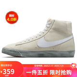 耐克NIKE板鞋男经典百搭BLAZER MID '77运动鞋DV0797-100米黄42