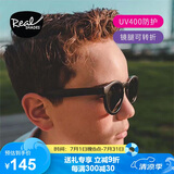 REAL SHADES儿童太阳镜 男女童防紫外线宝宝防晒墨镜炫酷系列 磨砂黑 7岁+