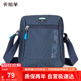 卡拉羊休闲运动包男单肩包多用斜挎包轻便潮流胸包CX4007藏青