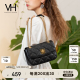 VANESSA HOGAN VH女包茵然软包系列复古太阳神斜挎包菱格链条腋下包小众单肩包