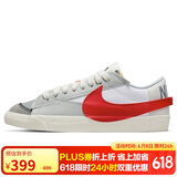 耐克NIKE男休闲鞋经典BLAZER LOW '77新年红运动鞋DQ8769-100灰白44