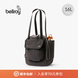 Bellroy澳洲 Cinch Tote 16L 新款通勤单肩包斜挎包机能托特包男女松松包 木碳色