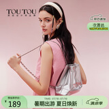 toutou包包女款2025牛仔链条双肩包休闲流浪包旅游生日礼物女孩背包
