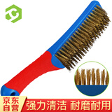 彩弘 短柄黄铜丝刷打磨文玩核桃金刚 清洁螃蟹鲍鱼烧烤炉铁网除锈刷子