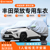 RATHBONE丰田荣放RAV4专用车衣全车罩遮阳晒防雨雪防冻加厚牛津布四季通用