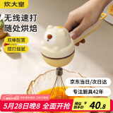 炊大皇 电动打蛋器家用小型搅拌器奶油打发器蛋糕烘焙专用打发神器