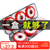 连球新款硅胶主线盒大线轴鱼线盒多功能线组盒鱼线圈钓鱼配件渔具用品 6轴硅胶主线盒