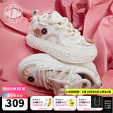 帕拉丁（PALLADIUM）【檀健次同款】扣子鞋运动休闲鞋情侣款低帮帆布鞋女鞋男鞋子 米白/白-初见白 36