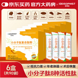 百草纪小分子肽活性肽粉复合肽海参肽大豆肽低聚蛋白肽 6盒【钜惠装】