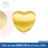 周生生 足金Charme串珠心形爱心黄金转运珠男女情侣81322C定价