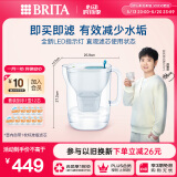 碧然德（brita） 【孙颖莎推荐】设计师滤水壶净水过滤壶家用滤芯3.5L大容量+去水垢专家版滤芯套装 设计师水壶蓝+专家版滤芯11枚