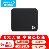 罗技（G）游戏电竞鼠标垫布面中小号办公细面加厚锁边鼠标垫 大G游戏鼠标垫(340*280*4mm)