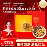 福东海 冬虫夏草20克礼盒一级品质整条( 4-5条/g) 甄选高海拔冻干