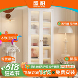 盛耐钢制简约组合书柜客厅柜背景墙置物柜幼儿园儿童自由多层收纳柜子