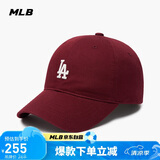 MLB帽子男女软顶棒球帽虞书欣明星同款运动鸭舌帽3ACP7701N-07WIS-F