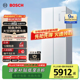 博世（BOSCH）【云朵白全域智净M8·轻享版】550升 风冷无霜冰箱 风路双循环 十字门冰箱BCD-550W(K5C821E23C)