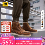 CAT卡特马丁靴工装鞋男鞋新复古回潮机车靴P7049/P712950/P712947 浅棕P724049 43