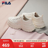 斐乐（FILA）女鞋帆布鞋LAVA胖胖底厚高底增鞋板鞋帆布鞋休闲鞋 奶白-GD 36
