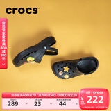 卡骆驰crocs洞洞鞋贝雅男鞋女鞋轻便耐磨一脚蹬拖鞋休闲鞋|10126 黑色-001 41 /42(260mm)