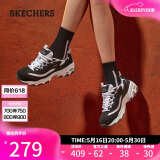 斯凯奇（Skechers）520送女友女鞋夏季厚底老爹鞋透气熊猫鞋软底休闲运动鞋11959