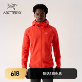 ARC'TERYX始祖鸟 GAMMA HOODY 防风 男子 软壳夹克 Dynasty/皇朝红 M