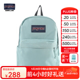 JANSPORT杰斯伯书包轻便双肩包男女26L旅行包简约背包电脑包学生校园 4QUELA8 青云-隔层+侧袋-25年