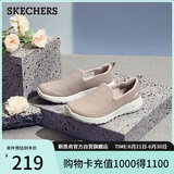 斯凯奇（Skechers）女鞋夏季懒人一脚蹬健步鞋透气舒适软底外穿户外休闲运动鞋15600