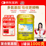 敬修堂 蛋白粉1000g 复合氨基酸蛋白质粉 成人中老年大豆乳清蛋白营养品