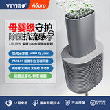 薇伊（VIIYI）负离子发生器小粒径负氧离子氧吧助睡眠中老年人调养生态级负离子空气净化器家用杀菌无耗材除甲醛 A6 Pro型（5000万浓度）