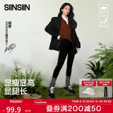 SIINSIIN【杨紫同款】鲨鱼裤女外穿2025新款春季加绒保暖瑜伽打底裤 【春秋款】显瘦黑 L （105-120斤）