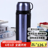 乐扣乐扣（LOCK&LOCK）保温壶304不锈钢保温保冷水壶户外露营旅行壶1.8L蓝色