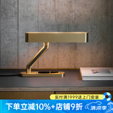 沐影全铜轻奢后现代台灯时尚酒店会所样板房装饰艺术办公室极简台灯 全铜台灯