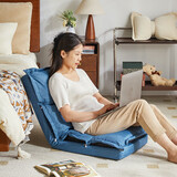 家逸毛毛虫懒人沙发可调节加厚床上靠背座椅阳台飘窗椅单人沙发榻榻米