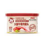 小猪呵呵火腿午餐肉罐头198克90%猪肉高蛋白泡面三明治火锅螺蛳粉方便面