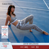 Calvin Klein内衣【节日礼物明星同款摩登引力带】女ck轻运动工字文胸QF3785AD 020-椰青灰 M 推荐75B-85A