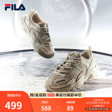 斐乐（FILA）跑步鞋老爹鞋男子跑步鞋MARSⅡ火星二代情侣款复古运动鞋休闲鞋 驼丝锦-DO-F12M131116F 39