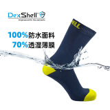戴适薄软款防水袜 徒步露营山地骑行自驾 防风隔潮 竹纤维内里男女款 藏青 S(建议36-38码 卡码拍大)