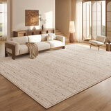 布迪思地毯客厅家用奶油轻奢高级感大面积茶几沙发卧室免洗可擦防水耐脏 拙织 200*300CM【百搭尺寸】