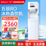 八分（bafeen）立式净水器家用商用直饮水机冷热净饮一体机ro反渗透过滤直饮加热一体机饮水机净水器一体单位适用 200C-1【RO反渗透-冰热】排废水