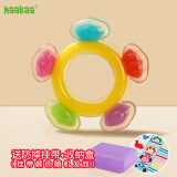哈咔（haakaa）婴儿安抚牙胶宝宝玩具硅胶牙床咬胶按摩牙胶口欲期安抚棒可水煮 缤纷摩天轮 1只装
