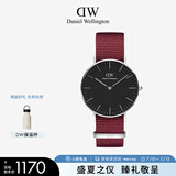 丹尼尔惠灵顿（DanielWellington）DW手表情侣表36mm尼龙带超薄欧美石英腕表父亲节日礼物DW00100274