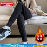 耐克（NIKE）运动裤女裤 25春季新款运动休闲裤健身训练针织宽松收脚长裤子 FB5432-010/加绒保暖 L (165/70A)