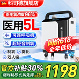 科司德德国品牌医用级家用制氧机吸氧机老人孕妇氧气机5L升轻音制氧雾化 【经济款】25新品医用5升SZ-5AW 2025年科司德全新升级医用级