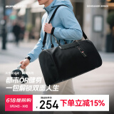 博牌旅行包出差商务包单肩斜挎短途男士手提包大容量行李袋旅游