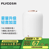 飞科（FLYCO）加湿器卧室空气桌面加湿器婴儿孕妇小型家用加湿器落地智能办公室客厅轻音 FH9212【4L白色】