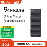 牧高笛（MOBIGARDEN）金牛防潮垫 户外露营充气床加宽加厚防潮垫折叠午休气垫床 单人/玄铁灰（不含充气泵）